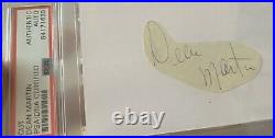 Frank Sinatra Dean Martin Sammy Davis Lawford RAT PACK Signed Autograph PSA/DNA