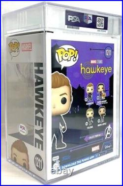 Funko Pop! Marvel Hawkeye #1211 PSA DNA Autograph by Jeremy Renner