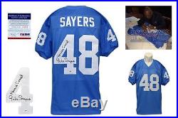 Gale Sayers AUTOGRAPHED Jersey Kansas Jayhawks SIGNED PSA/DNA Chicago Bears