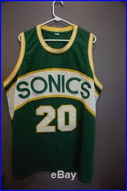 Gary Payton Autograph Signed Seattle Supersonics Throwback Jersey PSA/DNA COA