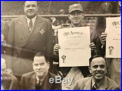 George Herman Babe Ruth Autographed Jsa Yankees 1952 Topps Mickey Mantle Psa Dna