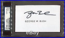 George W. Bush signed cut signature PSA DNA