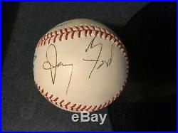 Gerald Ford Autographed Baseball Psa/dna 7