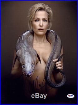 Gillian Anderson SIGNED 11x14 Photo Ursula Sea Witch X Files PSA/DNA AUTOGRAPHED