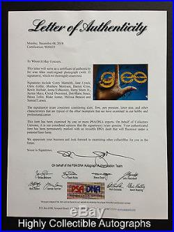 Glee Cast 15 Signed 11x14 Photo Autograph Psa Dna Coa Loa Cory Monteith