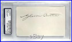 Glenn Curtiss Aviation Pioneer & Aircraft Designer Autograph''Rare'' PSA/DNA