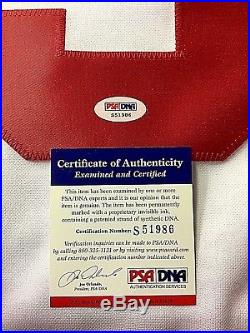 Gordie Howe #9 Autographed Detroit Red Wings NHL Jersey PSA DNA Certified RARE