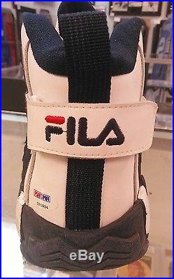 Grant Hill Game-worn Fila 2 96 Shoe Signed Autograph Psa/dna Coa Rare! Pistons