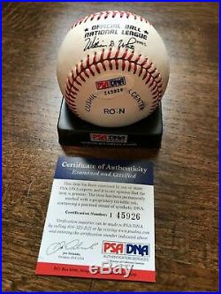 HANK AARON PSA DNA Coa Autograph National League Signed Baseball
