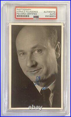 Halloween 007 Donald Pleasence Signed Autograph B&W Photo PSA DNA FREE S&H