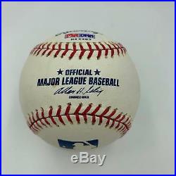 Hank Aaron Signed MLB Baseball Autograph PSA DNA Graded Gem Mint 10 Overall 9.5