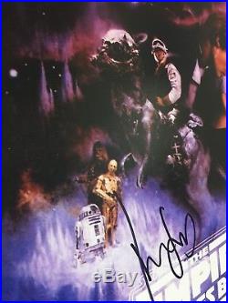 Harrison Ford Star Wars Empire Authentic 12x18 Autographed Photo PSA/DNA/Beckett