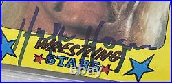 Hulk Hogan 1986 Monty Gum Wrestling Signed Autographed Card Psa Dna Authentic