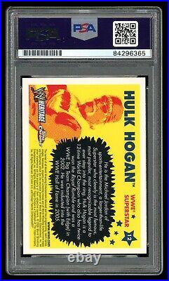 Hulk Hogan PSA/DNA 2006 Topps Chrome WWE #12 Card Auto Signed Autograph HOF
