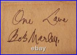 Incredible Rare Bob Marley Autograph Signed PSA DNA Autograph Auto One Love