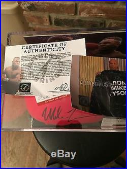 Iron Mike Tyson Autographed Signed Boxing Robe, Trunks & Glove PSA/DNA Proof