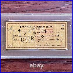 JAMES DEAN PSA/DNA 1954 AUTOGRAPH Bank Check SIGNED Rebel Without a Cause
