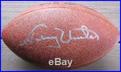 JOHNNY UNITAS Autograph/Signed NFL Football! PSA/DNA COA/Full Letter! AWESOME