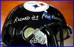 Jack Lambert, Ham & Russell Autographed Full Size Helmet Steelers Psa/dna 89876