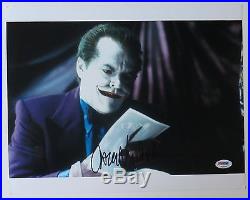 Jack Nicholson Signed Joker Authentic Autographed 11x14 Photo (PSA/DNA) #T13290