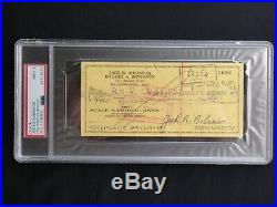 Jackie Robinson Psa/dna Graded 9 Mint Signed Check Certified Authentic Autograph