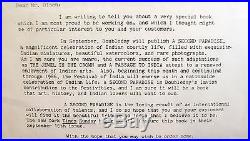 Jacqueline Kennedy Onassis First Lady Autograph Signed Doubleday Letter PSA/DNA