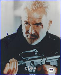 James Bond Sean Connery autographed 8x10 photo PSA DNA Letter Certified