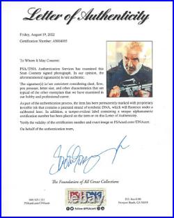 James Bond Sean Connery autographed 8x10 photo PSA DNA Letter Certified