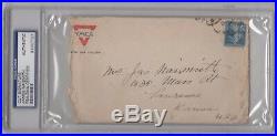 James Naismith Psa/dna Signed Envelope Autograph Certified Authentic, Rare