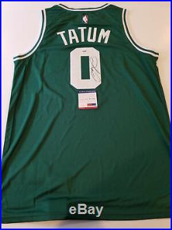 Jayson Tatum Signed Jersey PSA/DNA Boston Celtics Autographed Green