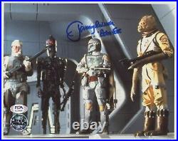 Jeremy Bulloch Boba Fett Auto Autographed Signed Star Wars 8x10 Photo Psa/dna 3
