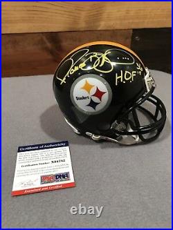 Jerome Bettis Autographed Pittsburgh Steelers Mini Helmet PSA/DNA