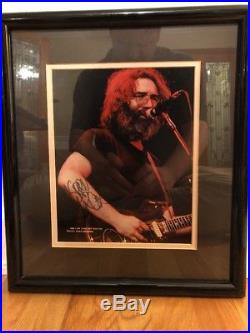 Jerry Garica Autographed Signed Framed 8x10 Photo Full PSA/DNA LOA Grateful Dead