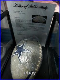 Jerry Jones Signed Autographed Football Dallas Cowboys Owner PSA/DNA AG80793