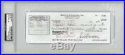 Jim Henson Signed Authentic Autographed Check Slabbed PSA/DNA #83910525