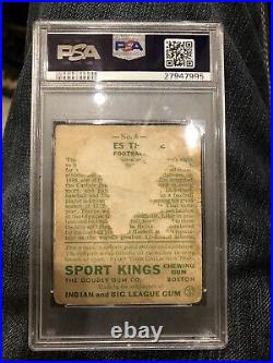 Jim Thorpe Autographed 1933 Sport Kings No. 6 Signed PSA/DNA