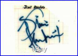 Jimi Hendrix Signed Authentic Autographed 4x6 Cut Signature PSA/DNA #H56070