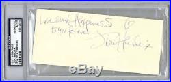 Jimi Hendrix Signed Autographed 3x6 Album Page Finest Known! PSA/DNA