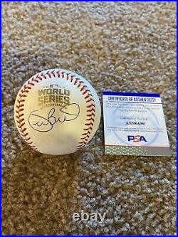 Joe Buck Autographed/Signed 2016 World Series Baseball Chicago Cubs Psa/Dna Coa