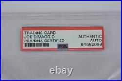Joe DiMaggio Autograph PSA DNA 1982 TCMA PSA/DNA Encapsulation