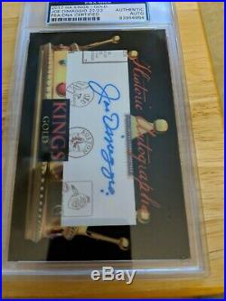 Joe Dimaggio AUTO 2017 HA Historic Autograph Kings Gold 22/22 PSA/DNA CERTIFIED