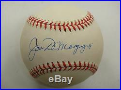 Joe Dimaggio Psa/dna Signed Official American League Baseball Autograph #p02556