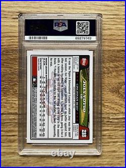 Joey Votto Signed 2008 Topps Baseball Card #218 RC Auto Red PSA DNA Autograph