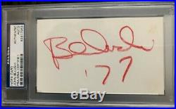 John Belushi 1977 autographed 3x5 card (PSA/DNA certified)