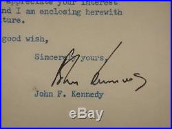 John Kennedy Jfk Signed 1953 Letter Psa/dna Certified Authentic Autographed Rare