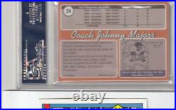 Johnny Majors Iowa State Cyclones Pittsburgh HOF signed autograph card PSA DNA