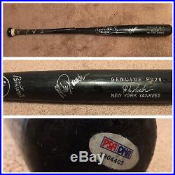 Jorge Posada Game Used Worn Bat Autograph New York Yankees PSA/DNA Signed