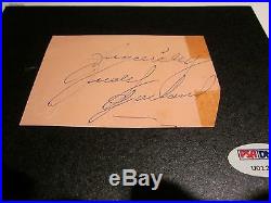 Judy Garland Psa/dna Autograph Cut Signature Signed Authentic Wizard Of Oz