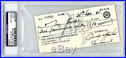 Judy Garland Signed Authentic Autographed Cancelled Check PSA/DNA