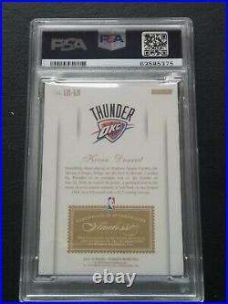KEVIN DURANT 2015 Flawless Vertical Dual 3C Patch Auto Ruby /15 PSA 8 NO RESERVE